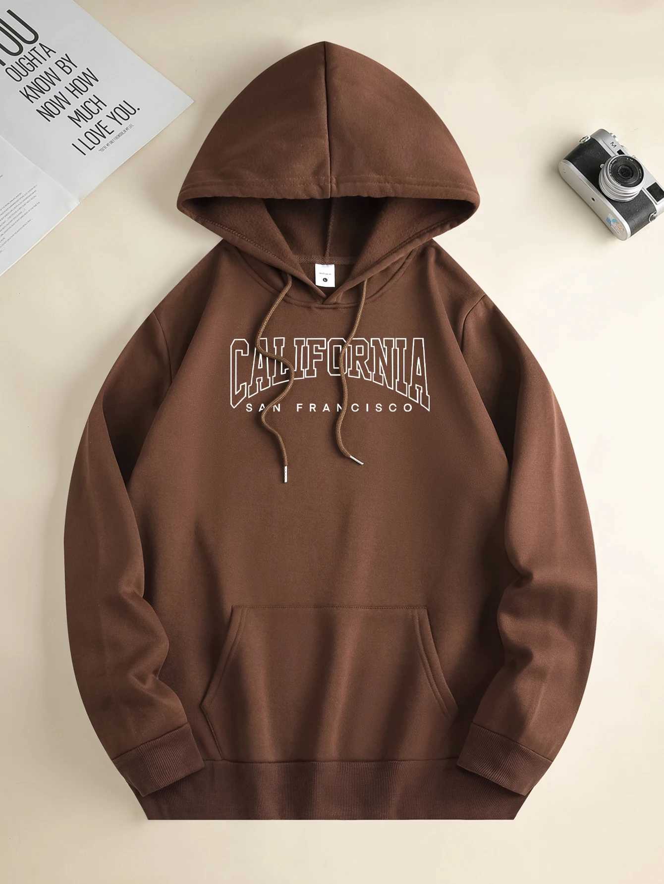 2025 Mens New Fashion Items Front Kangaroo Pocket Hoodie Casual Day Pullover Hoodie Mens Jacket w250425