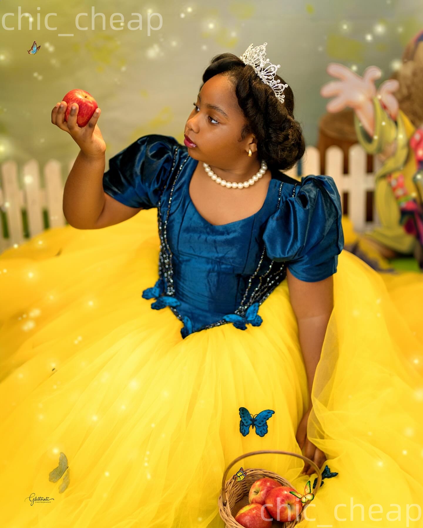 2026 Yellow Ball Gown Flower Girl Dresses Flowers Beaded Short Sleeves Tulle Little Girl Christmas Peageant Birthday Christening Tutu Dress Gowns ZJ42