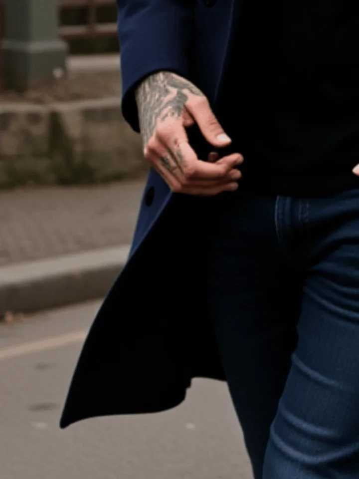 Mens Streetwear Wool Coat Double-Breasted Retro Design Thickened Tweed with Warm Stand Collar ManswearT251125