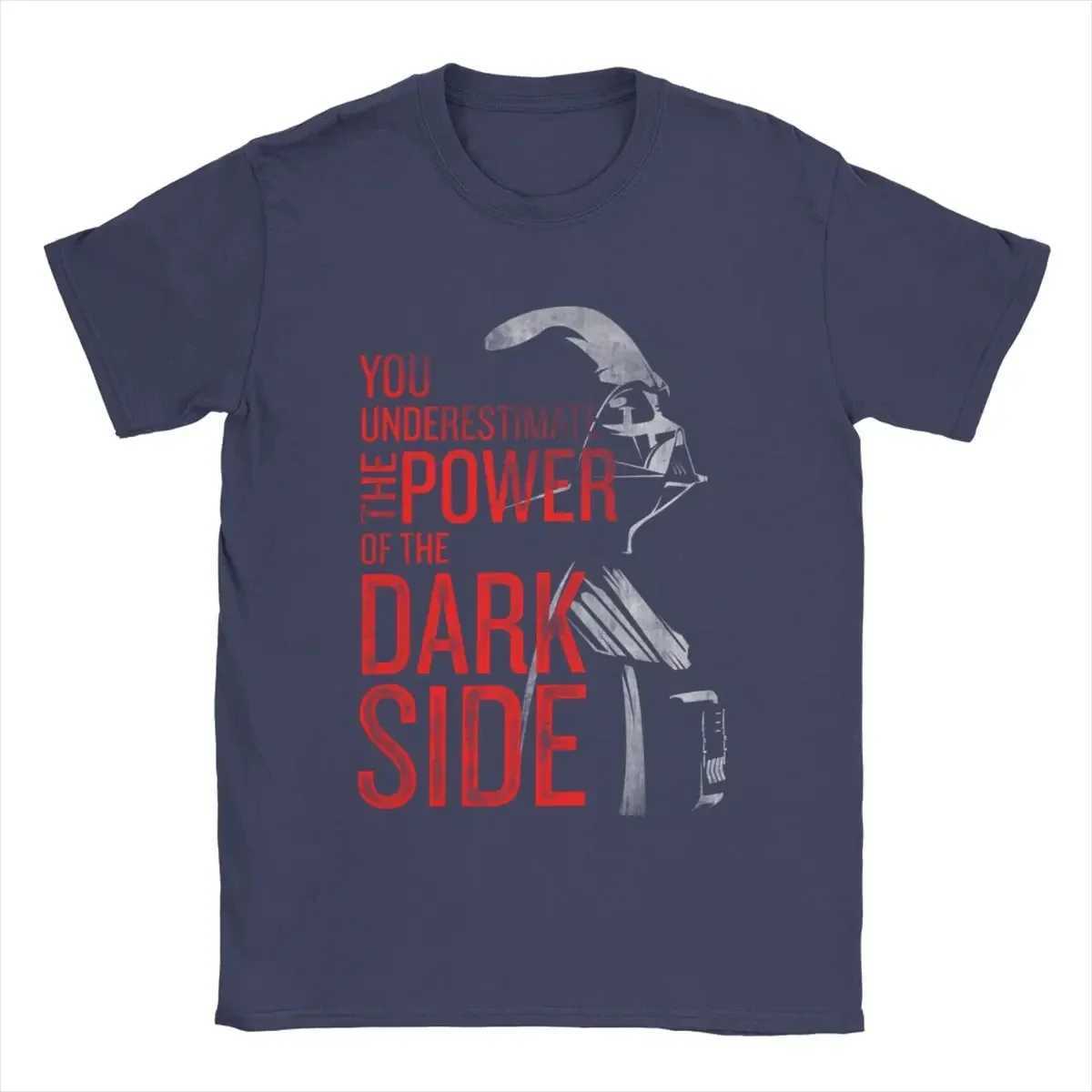 Comfort Top 100% Cotton Mens Summer T-shirt Fashion Trend T-shirt Manga Darth Vader Underwear T-shirt Heavyweight W250425