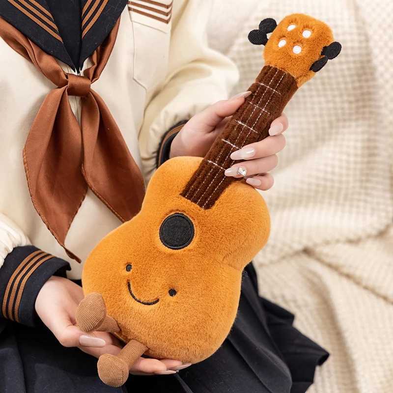 Cute Playful Music Instrument Plush Toy Stuffed ViolinPianoGuitarBassUkulele Soft Doll Birthday Gift for Kids Music LoversXJ251125