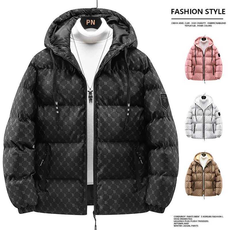 Autumn and Winter luxury Popular Quality Cotton Clothes for Men and Youth with Hat Printed Winter Essential Top H251220