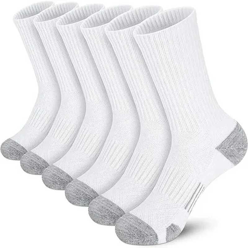 6 Pairs Mens Outdoor Gym Socks High Quality Comfortable Soft GroundGripping Football Large Size New Style Z251014-1