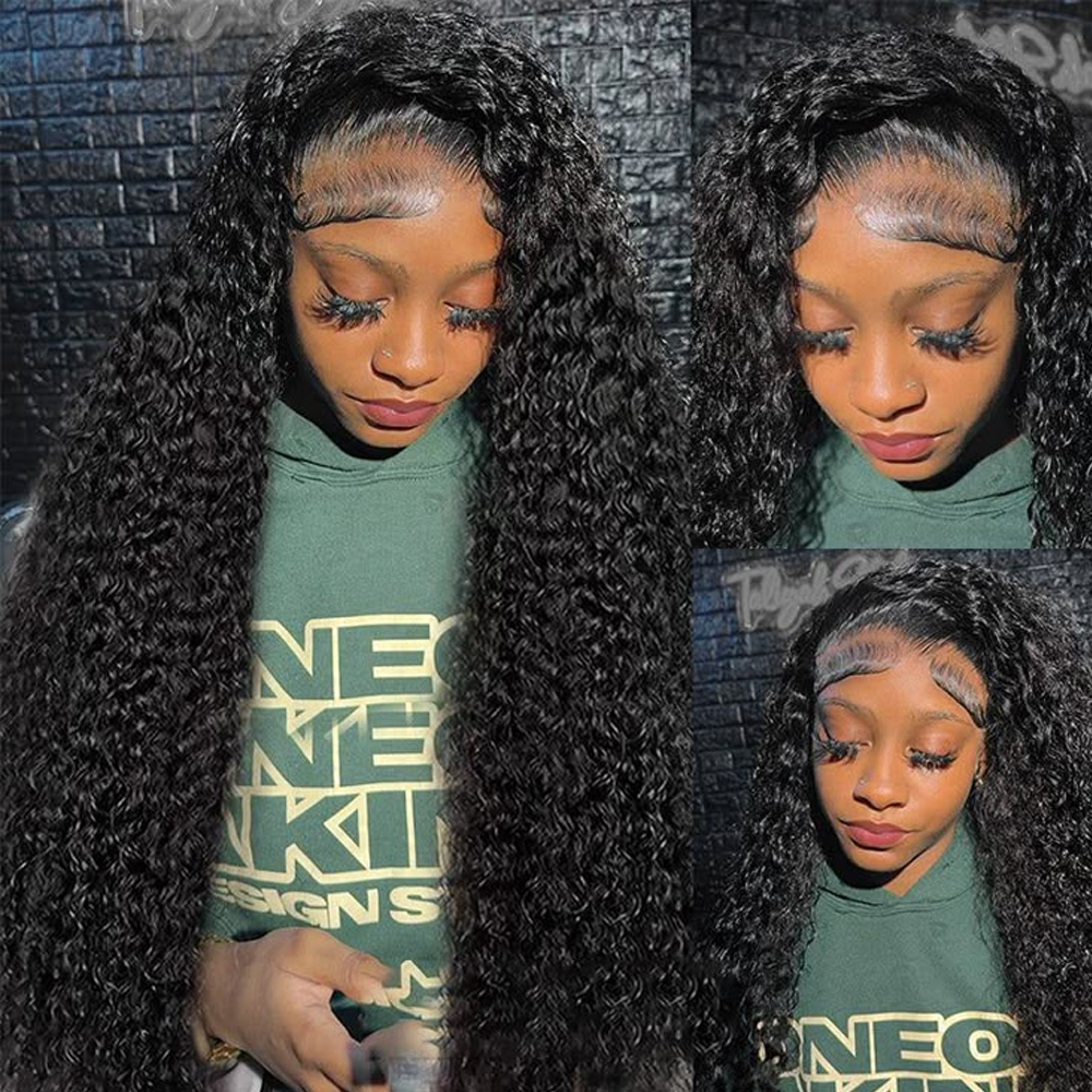 Invisi Strap 360 Lace Frontal Wigs Human Hair Preplucked 250% Density Deep Wave Glueless Human Hair Wig Pre Cut 360 Full Hd Lace Wigs