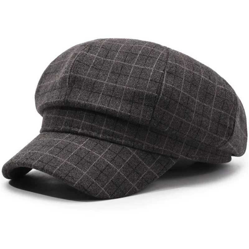 Womens Hat Berets For Autumn And Winter Beret Female Navy Hat Fashionable Casual Octagonal Retro Hats Peaked Cap Boina Gorras J251125