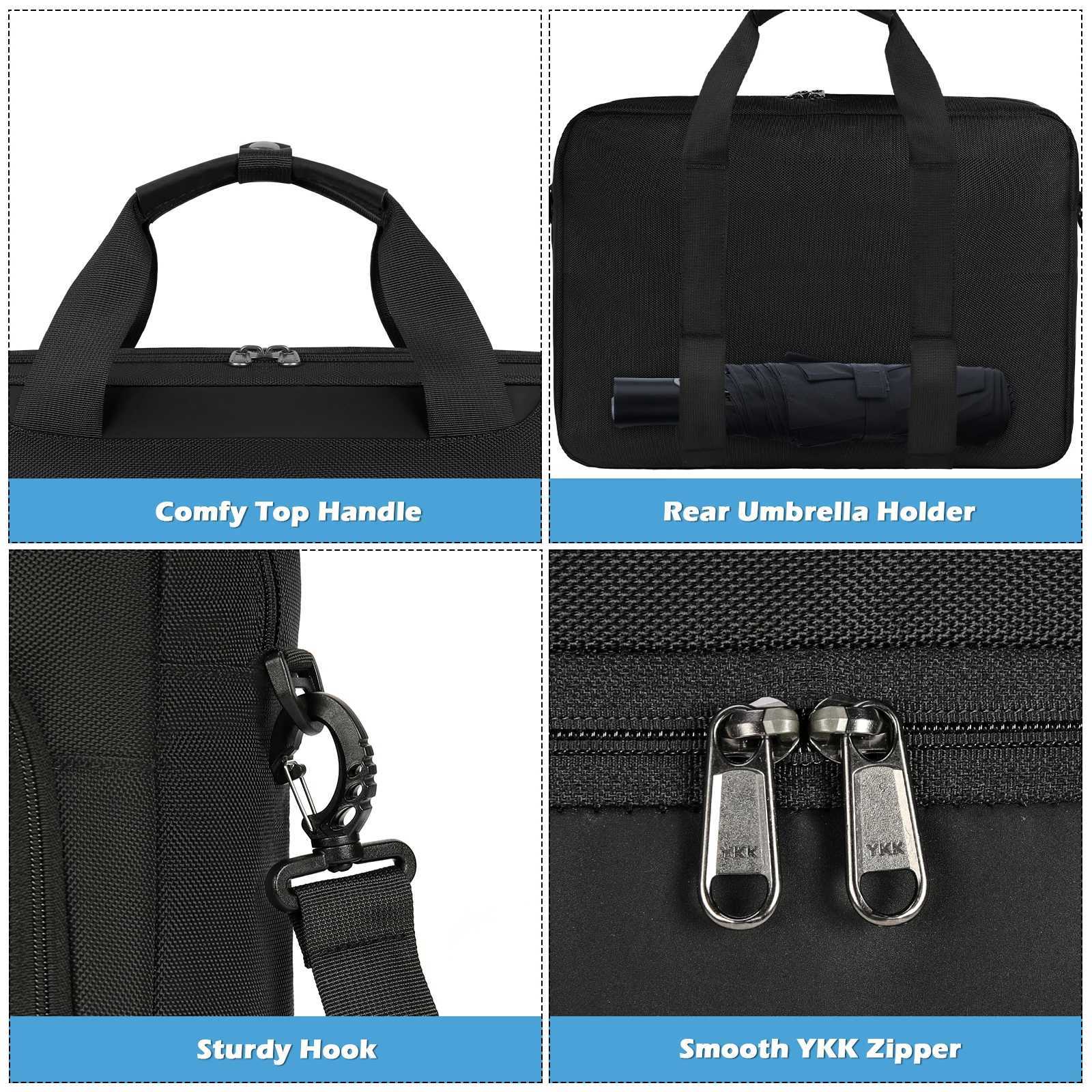 Laptop Bag 173 Inch Laptop Briefcase Large Waterproof Laptop Crossbody Bag Business Office Work Computer Bag for Men WomenT251125