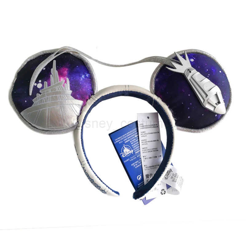 Disney Rainbow Bow Mickey Mouse Headband New Shanghai Disney Ears COSTUME Headband Role Playing Plush Adult/Children Headband Gift X250425