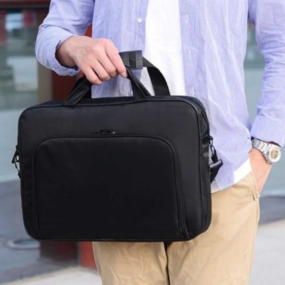 15 Inch 156 Inch 17 Inch Laptop Bag Waterproof Dual Zipper Business Briefcase Black Universal for Lenovo/HuaweiT251125