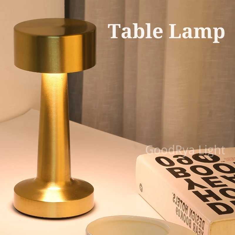 Touch Point Lamp Room LED USB Metal Rechargeable Bedside Decorative Table Lamp Restaurant Bar Desktop Mood Lighting Night LightsM251125