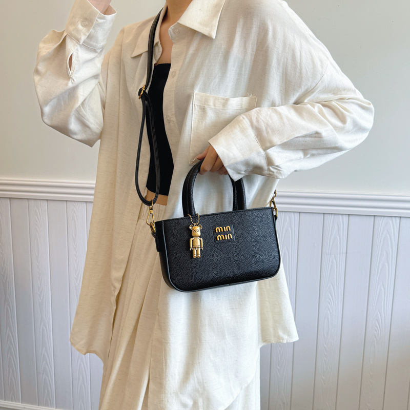 Fashionable Retro Small Square Purse for Women - Versatile 2025 Designer Shoulder Bag with Adjustable Strap (Top-handle & Crossbody)