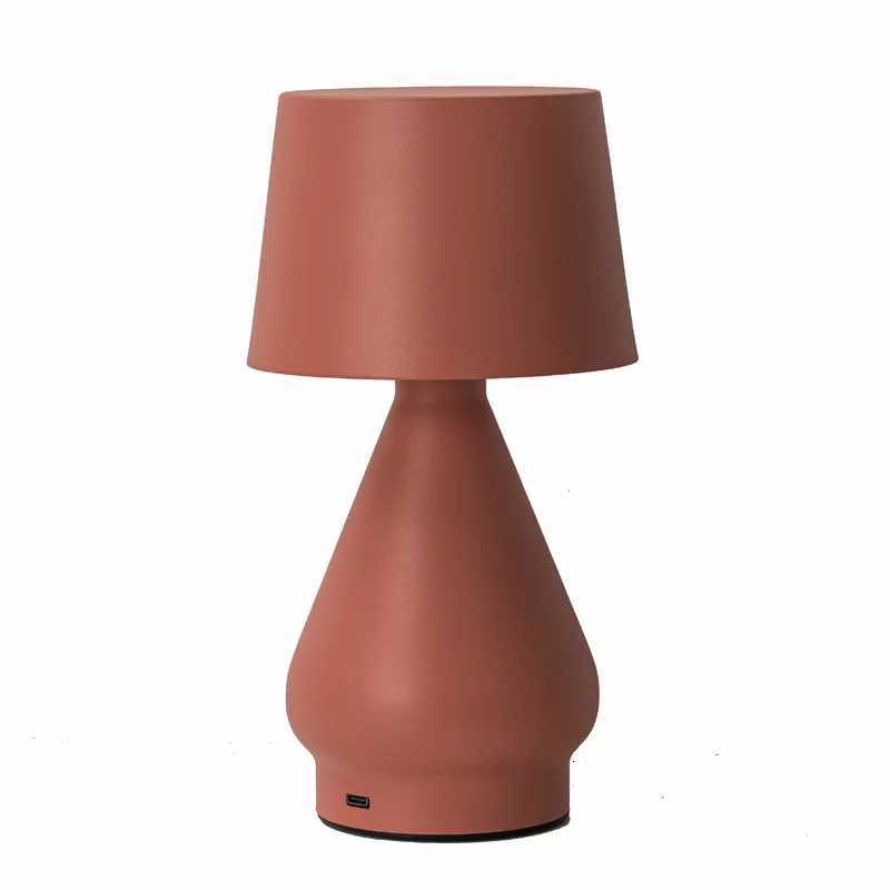 Creative Table Lamp Rechargeable Decoration USB Iron Desk Dimming Light For Home Indoor Bedroom Dining Bar LED Decor Table LampM251125