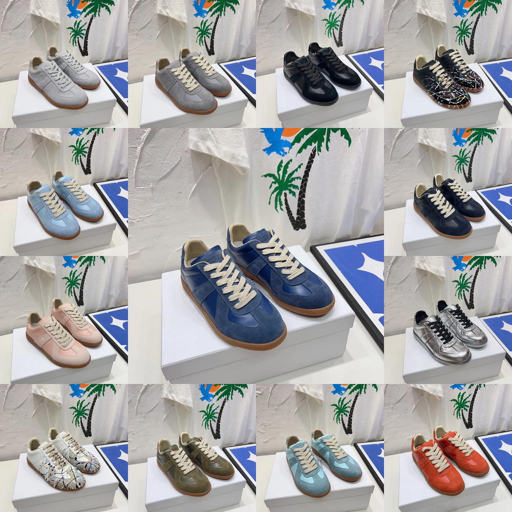 running shoes Designer mason margela Shoes Low German Army Casual Trainers Mason Replicate Suede Sneakers margelas gats White Grey Gum Painter mens shoes top