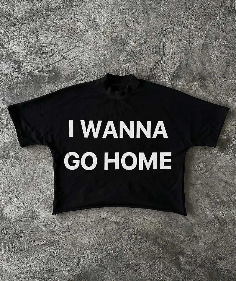 Y2K Street Clothing Letter Printed Graphic T-shirt Mens Spring and Autumn Fashion Gothic Loose Large Round Neck Short Sleeve Womens 250423