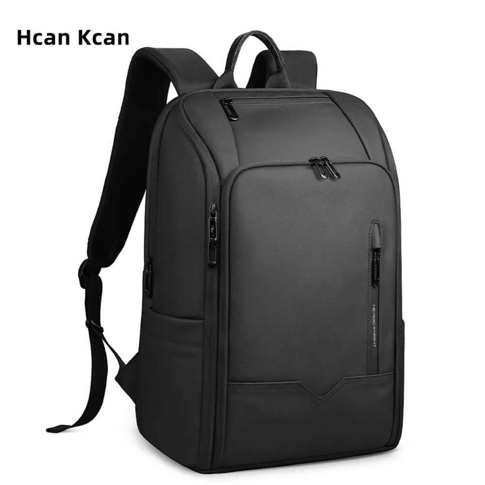 Designer bag HcanKcan Men's Business WaterProof Daily Work 15.6'' Laptop Large Capacity Travel Backpacks Teenage Backpack