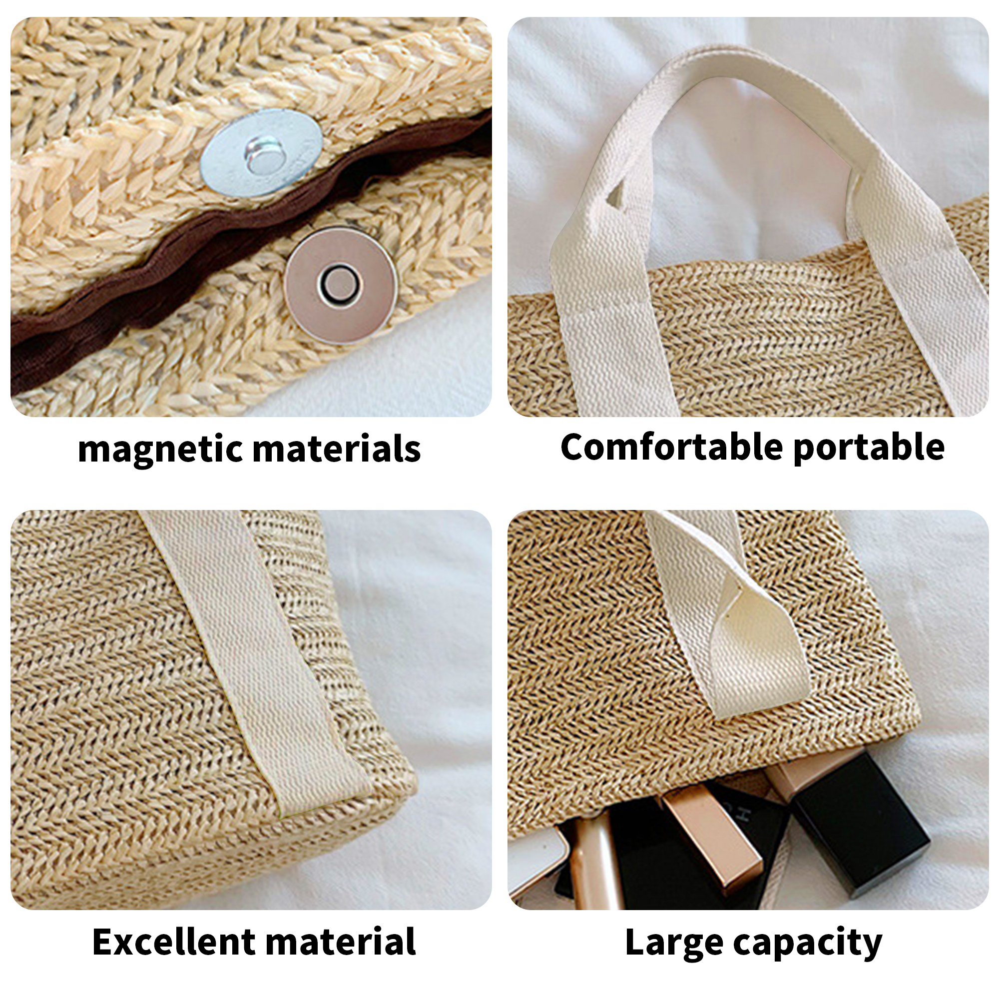 NXY Top quality woven bag designer bag the tote bag Womens Luxury Handbag Large Capacity Shoulder Bag Woman solid color Tote Bag Purses Handbags