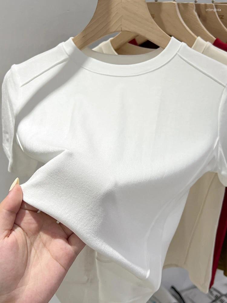 Women's T Shirts Summer White T-shirt Cotton Female Short-sleeved Student Versatile Loose Half-sleeve Harajuku Top Trend