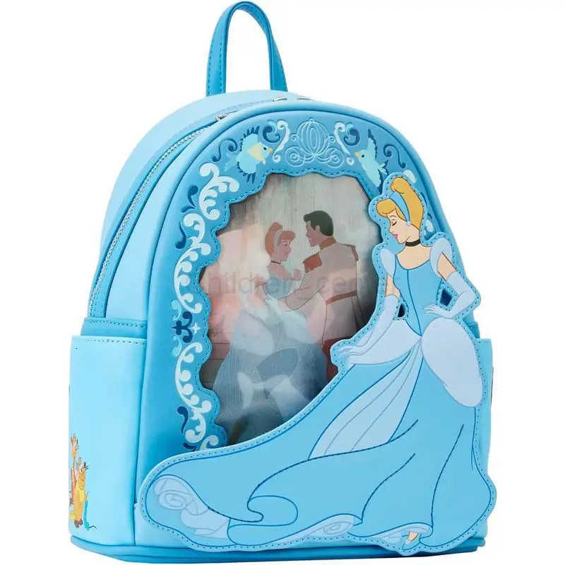 Disney Loungefly Cinderella Princess Backpack - Lens Effect Daypack GirlS Fashionable School Bag Collectible Gift H251125