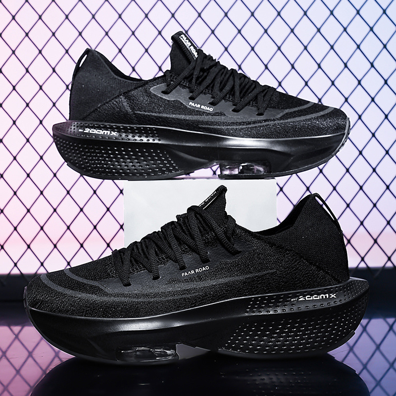 Large Size Air Cushion Couple Racing Marathon Flying Woven Mesh Men S Sports And Leisure Running Shoes Women Ddmysaturn