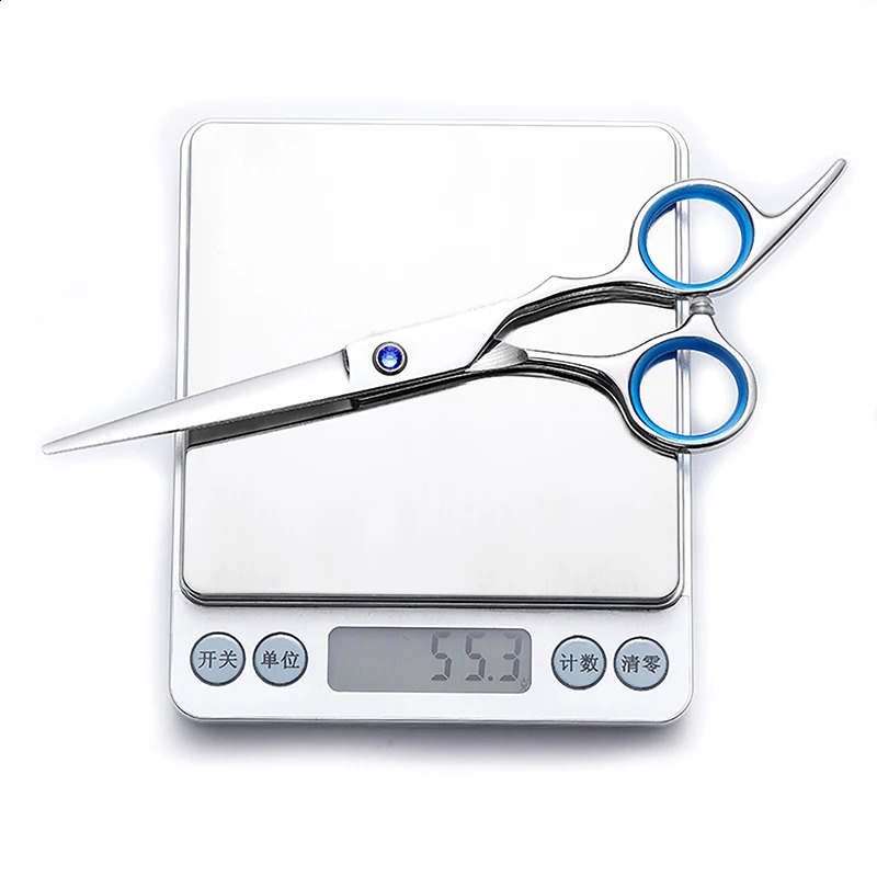 6Inch Hair Scissors 4CR Steel Barber Shears Thinning Dual Edge Professional Haircut Kit for Home Salon 250424