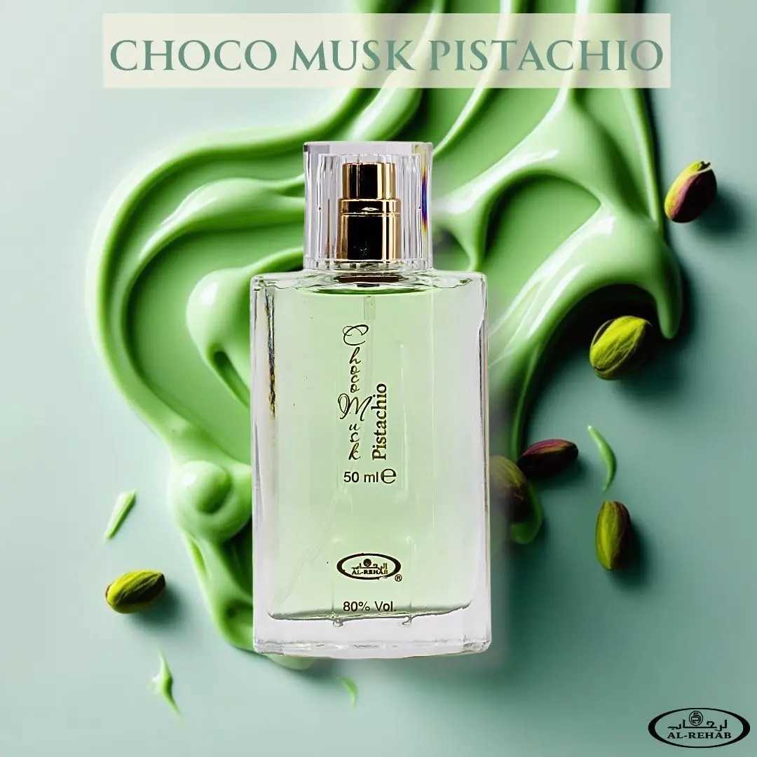 Choco Musk Pistachio Unisex Eau de Parfum 50ml/165oz Nutty Gourmand Scent with Pistachio Chocolate Vanilla perfume C251125