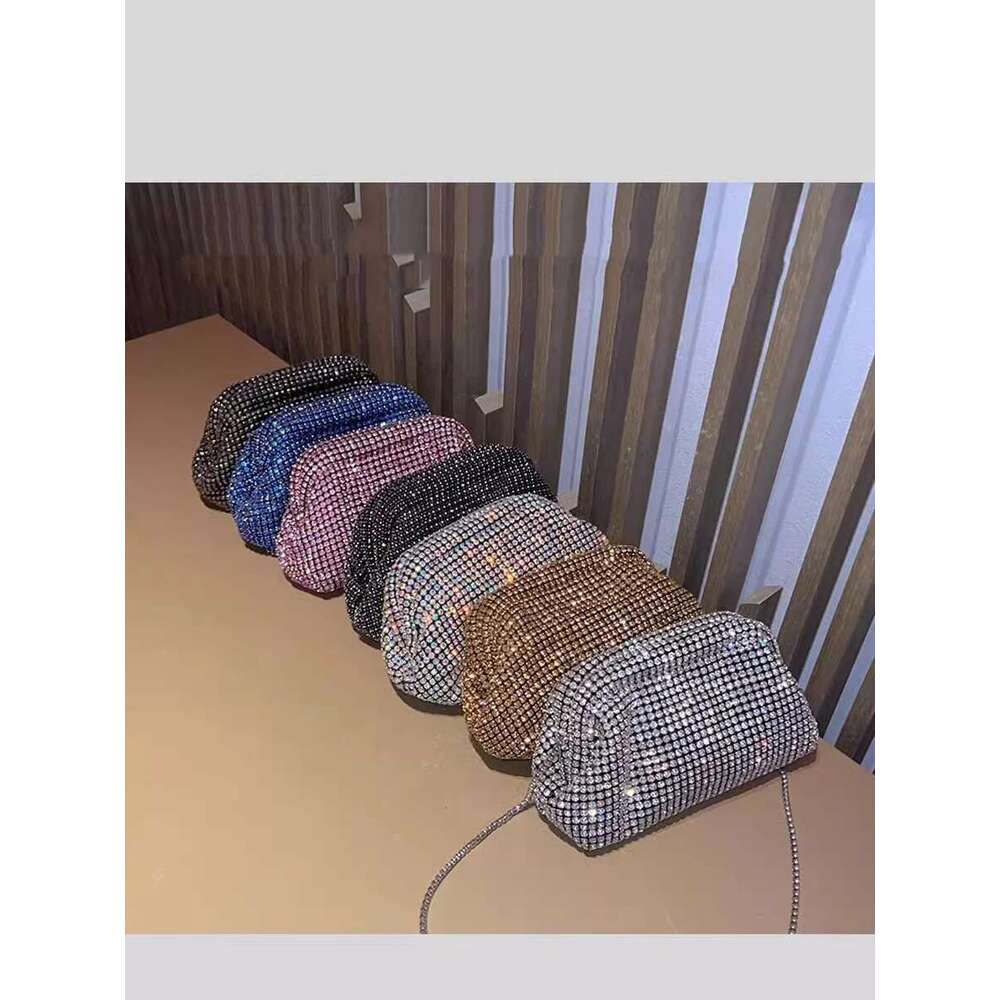 Designer Bag Glitter Cloud Women's Handbag Crystal Shiny Rhinestones Dia Evening Bag Wedding Party Clutch Purse Shoulder Bags