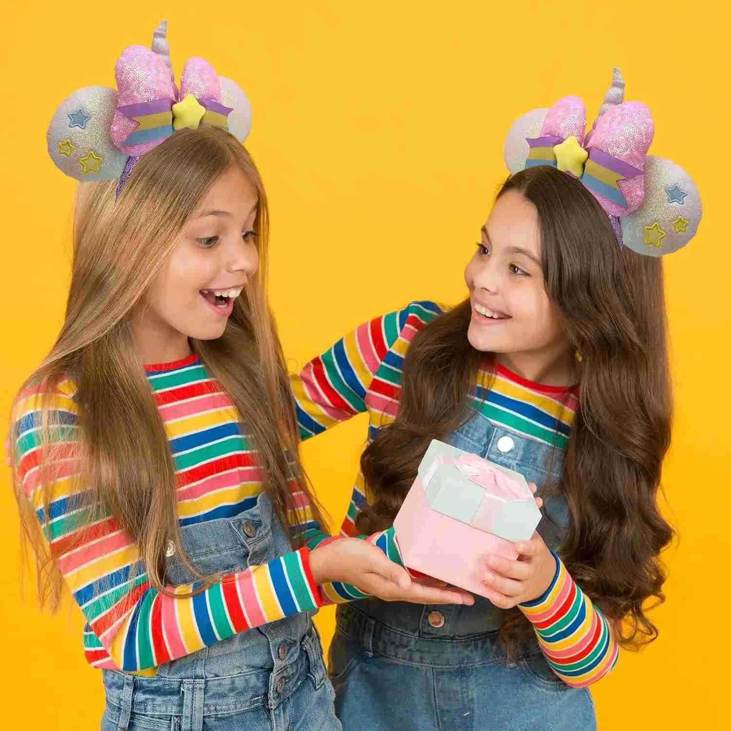 Disney Stevie Ears Hair Band Dumbo Head Band Cute Cartoon Doll Stuffed Hair Band Headpiece Hair Ring Hair Accessories X250425