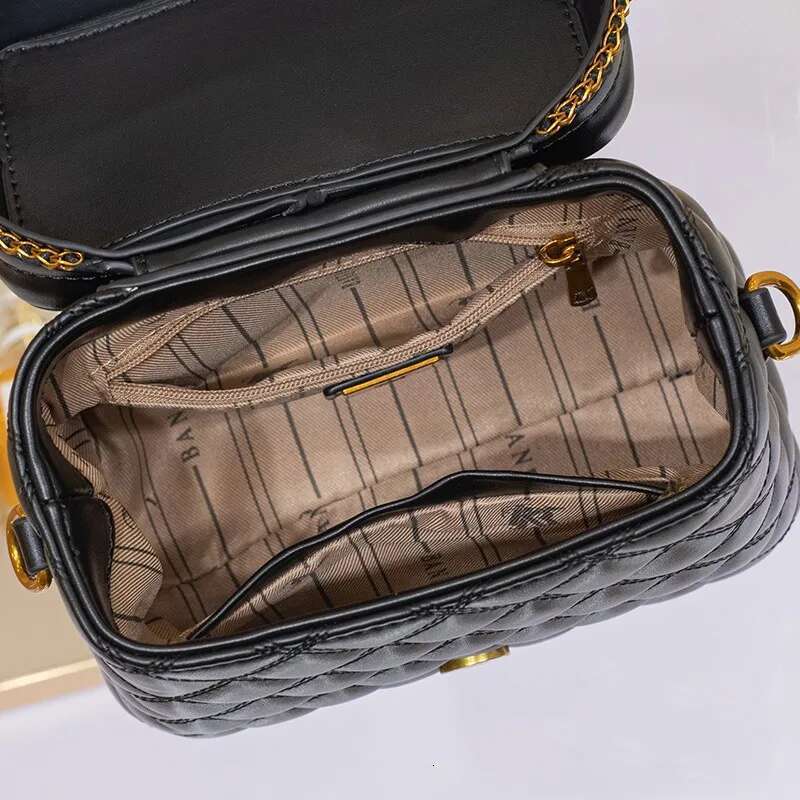Women's Genuine Leather Bucket Bag With Advanced Texture 2024 Autumn/Winter New Designer Chain Single Shoulder Crossbody