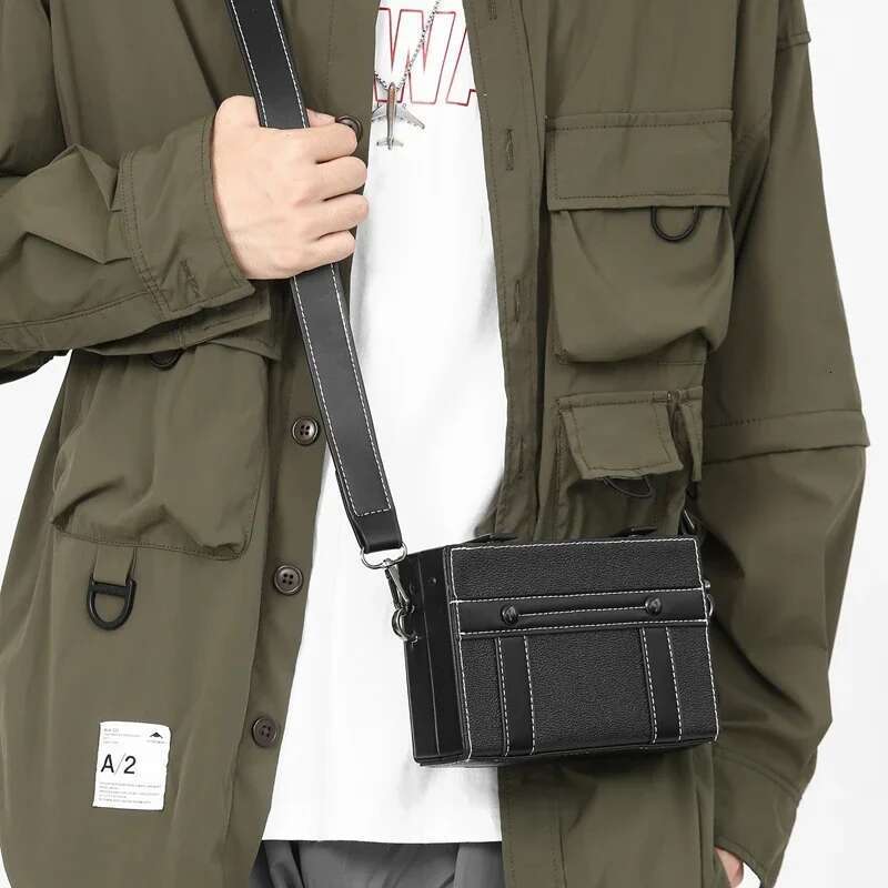 Designer Bag VC New Suitcase Messenger Quality Men's Box Small Square Shoulder Bag Designer Crossbody Bags For Youth Unisex