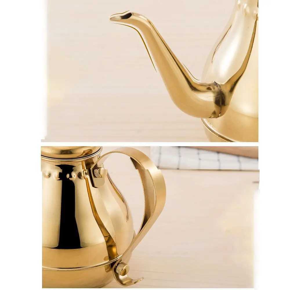 Stainless Steel Water Kettles With Infuser Filter Water Container Long Mouth Pot Green Oolong Tea Jug 18L/12L Coffee Kettle C251125