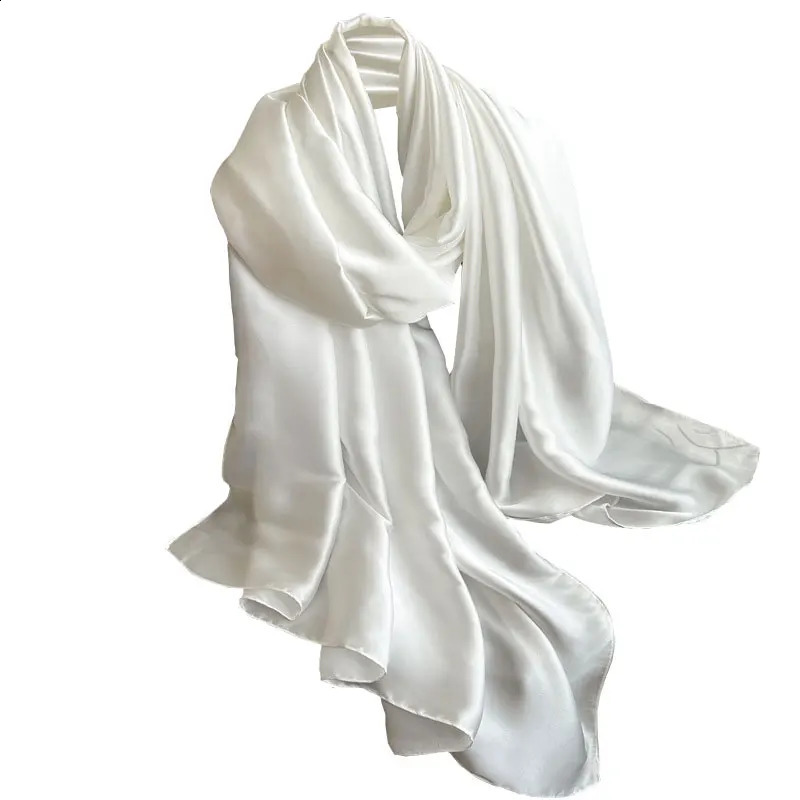 180x90cm long silk feel satin scarf smooth and lightweight sunscreen shawl wrapped around womens headscarf 250422