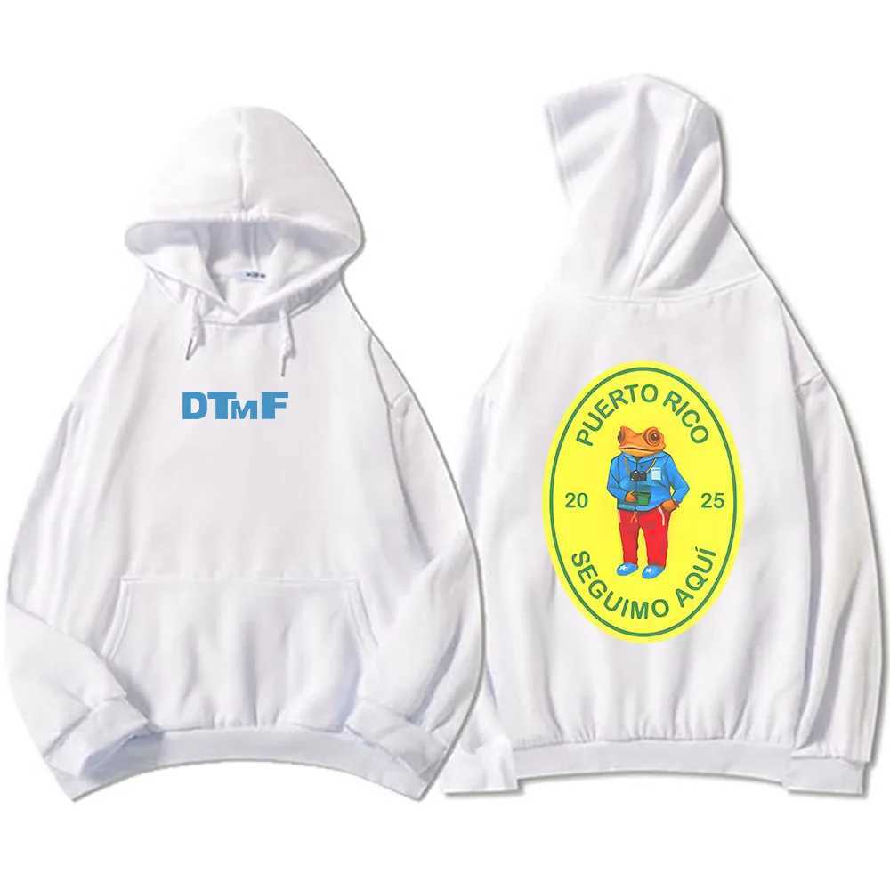 DTMF Deb Tirar M s Fotos 2025 New Album Hoodies Bad Rabbit Singer Printed Sportswear Mens and Womens Wear Sudaderas Hombre Mens Wear M250425