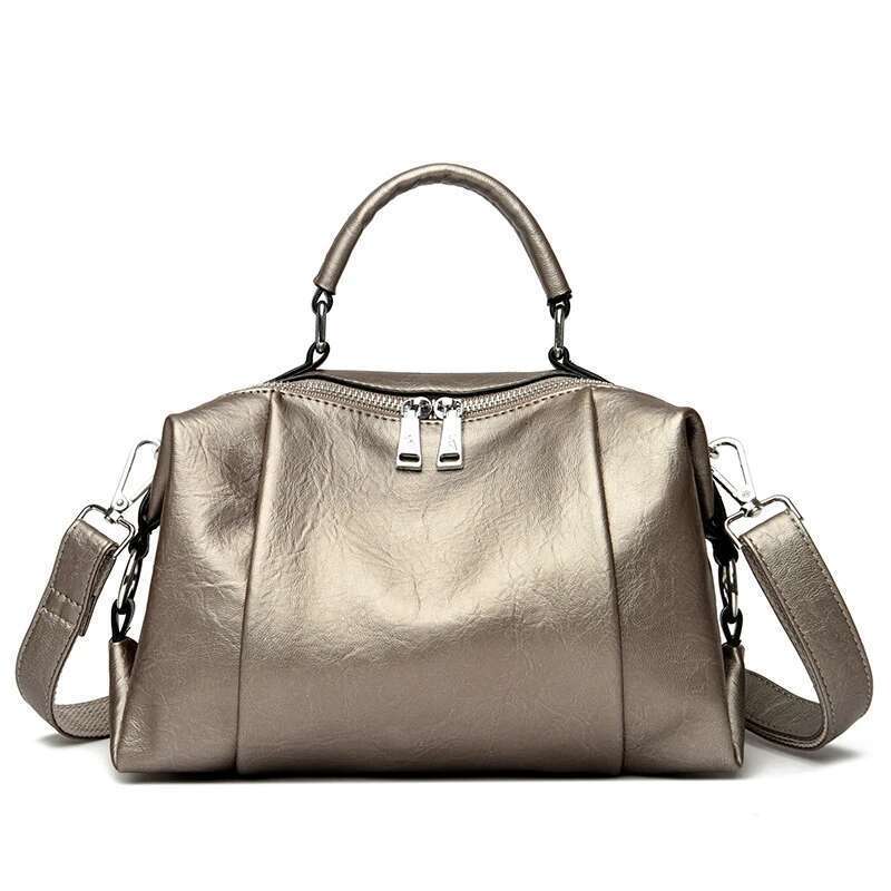 Designer Bag Designer PU Leather Handbags For Women Vintage Shoulder Tote Bag Designer Ladies Large Capacity Boston Bag