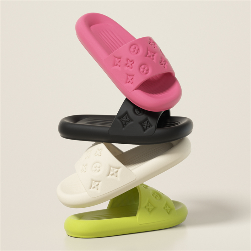 free shipping designer slippers for men and woman outdoor indoor casual sandals breathable fashion pink Flat sliders
