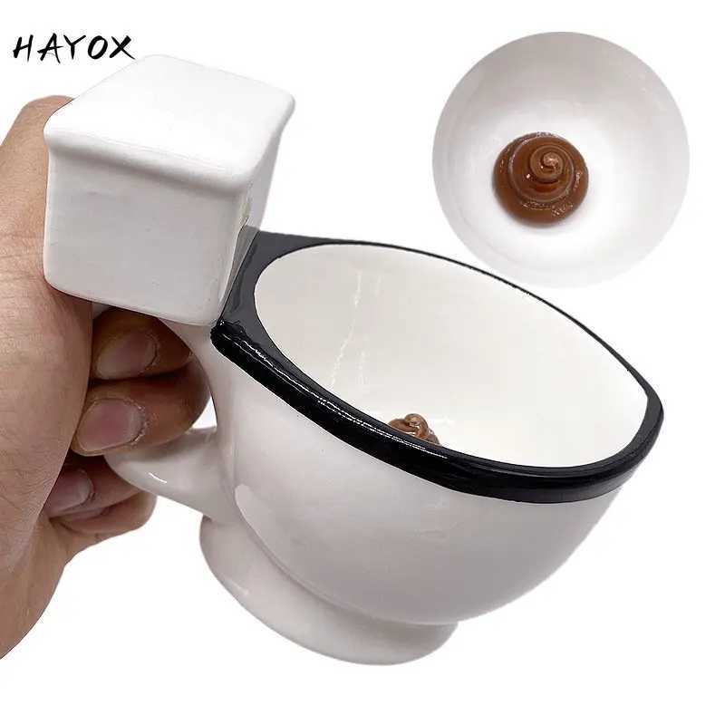 Creative and Quirky Ceramic Mugs Novelty Toilet Ceramic Mug with Handle 300ml Coffee Tea Milk Ice Cream Cup Funny for Gift Toile Y251125