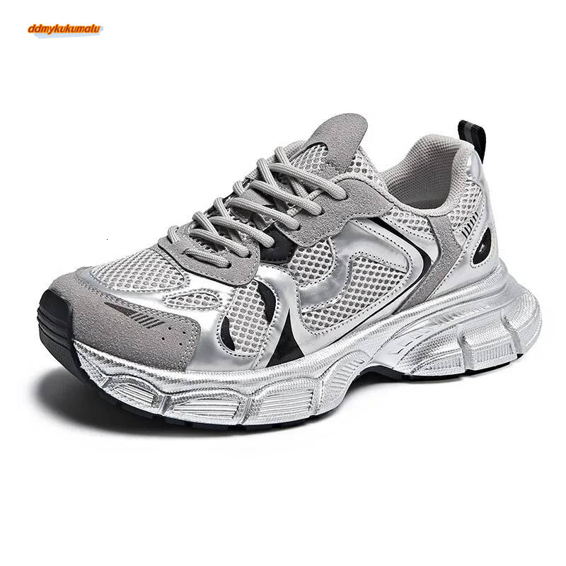 2024 Women Platform Flat Gray Casual Trainers Ladies Chunky Sneakers Woman Shoes Womens Zapatillas Mujer D253 ddmykukumalu