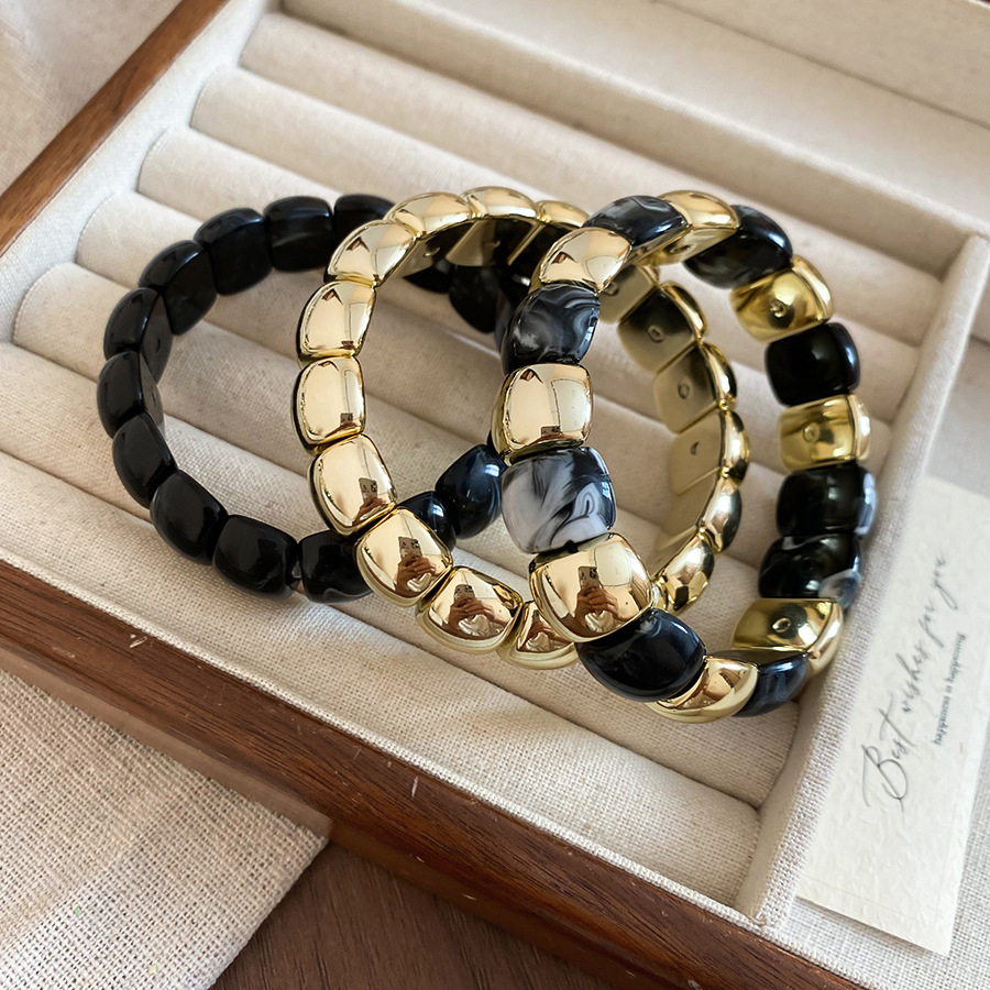 3-6PCS Set Punk Trendy Multilayer Bangles for Women Gold Color Fashion Bangles Jewelry Party Jewelry Set designer bracelet women luxury jewelry bracel - view 4