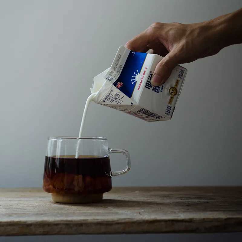 Colored Glass Mug Cup 350ml Heat Resistant Amber Blue Green Stackable Glass Cup Coffee Tea Cup 1PC Y251125