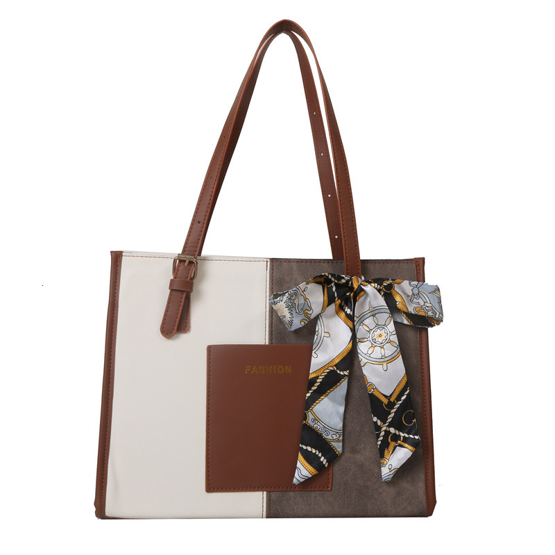 2025 New Designer Bag Free Delivery Shoes By And Casual Large Capacity 2023 Winter Western Style Shoulder Fashionable College Student Tote Bag