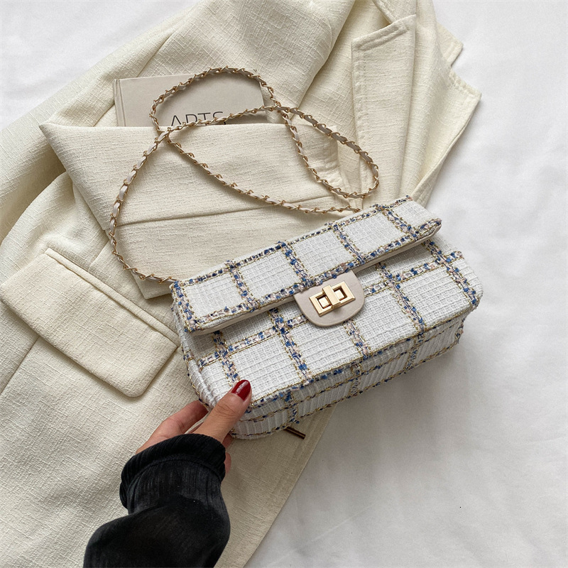 2025 New Designer Bag Free Delivery Shoes By Leisure Women's 2023 Autumn Korean Edition Small Square And Fashionable Shoulder Simple Crossbody Ba