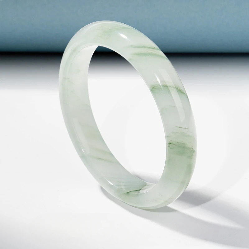 Natural Tianshan Cui Bracelet Fashion Classic National Style Womens Models 250424