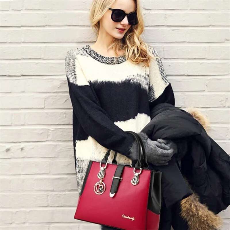 Handbags For Shoulder Casual Leather Messenger Bag Women Bags 2024 High Quality All-Match Large Capacity Handbag