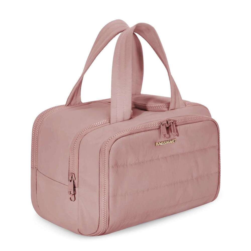 Designer Bag BAGSMART Makeup Large Capacity Storage Lightweight Wide-Open Cosmetic For Women Make Up Organizer Bag Travel Essentials