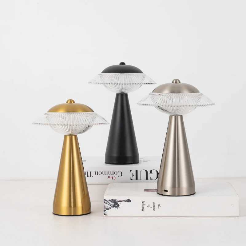 GGbingo LED Table Lamp Touch Sensor Desktop Night Light Rechargeable Reading Lamp for Restaurant Hotel Bar Bedroom Decor LightM251125