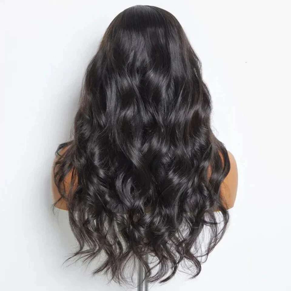Rebecca Front 180D Transparent Frontal Human Hair Wigs T Part Brazilian Body Wave Lace Wig