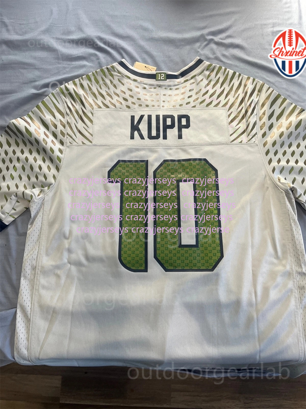 Custom Football 2025 Rivalries Jerseys Cooper Kupp Darnold Smith-Njigba Walker III Love Any Name Number Embroidered Letter Number
