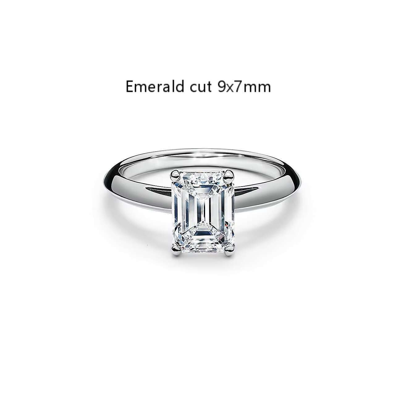 Starsgem Fancy Shape Moissanite 2ct -3ct Size Solitaire Setting 14k Solid Gold Moissanite Diamond Engagement Ring