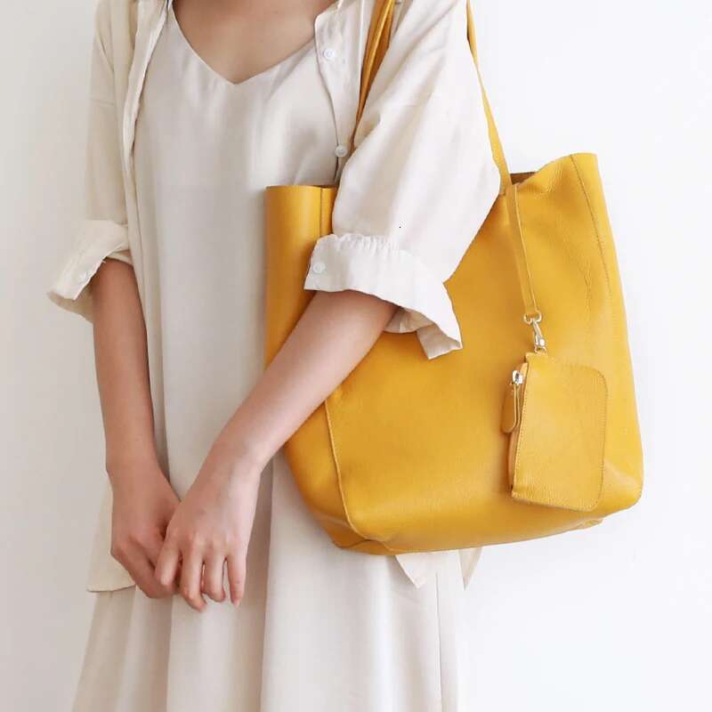 Soft Genuine Women Shoulder Bags Large Capacity Female Totes Bag Brand Designer Leather Lady Handbag Casual