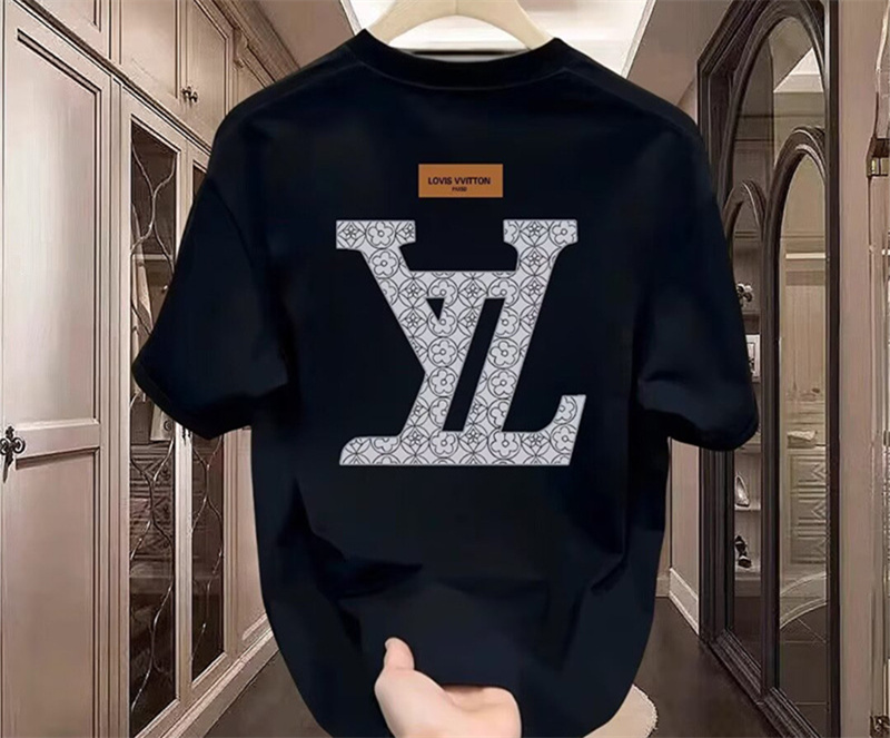 Designer short sleeved free shipping 2025 new style fashionable temperament high-end texture printing trend for mens