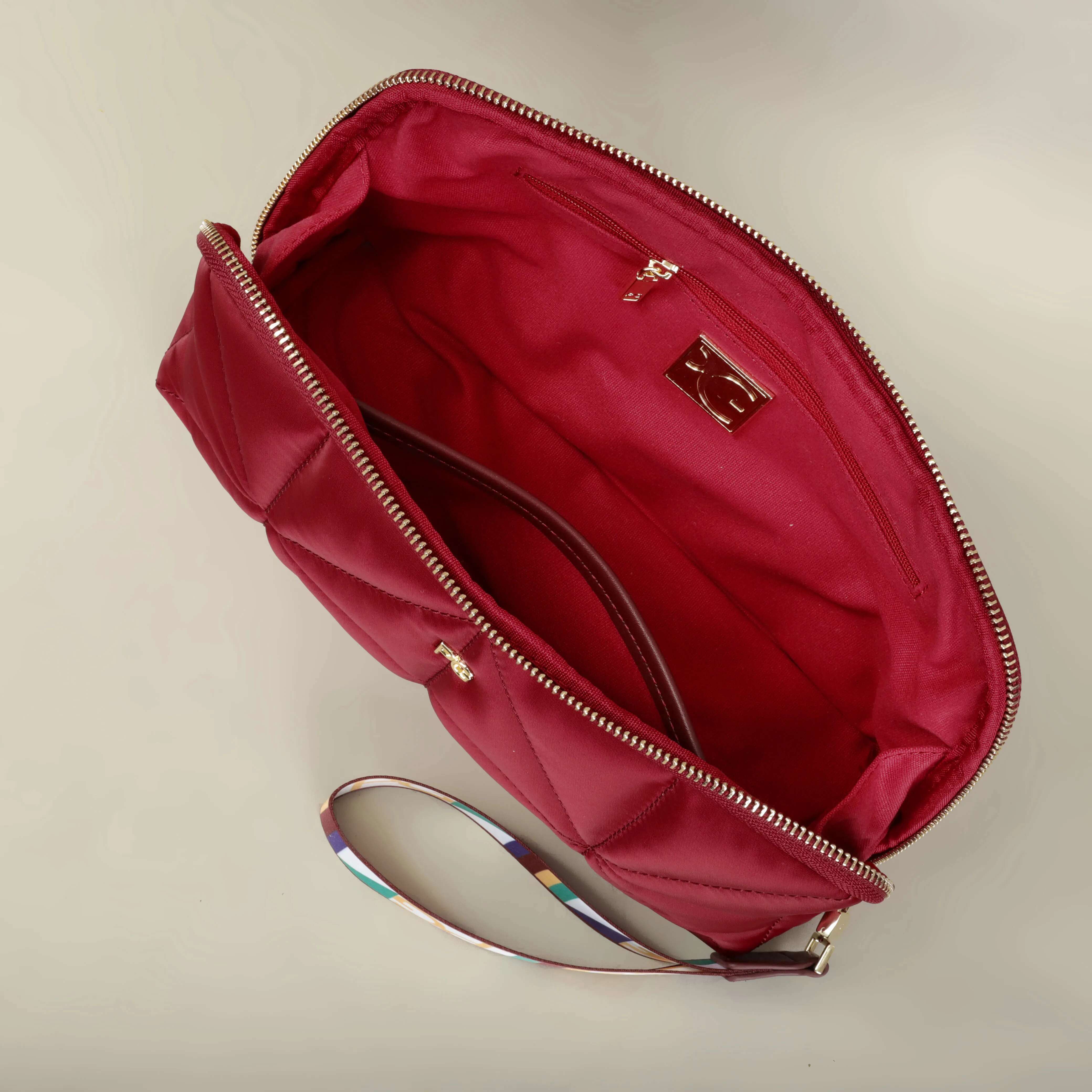 PG Nylon Cloth Multi-Functional Waterproof Folding New Design Fashion Portable Easy To Carry Handbag Cosmetic Bag