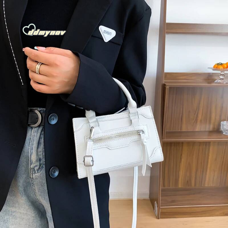 Crossbody for Women New Fashion Casual Western Style Shoulder Handbag Simple Texture Messenger Small Square Bag ddmynov